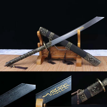 The Kokitei Handmade Chinese Dao Pattern Steel-Romance of Men